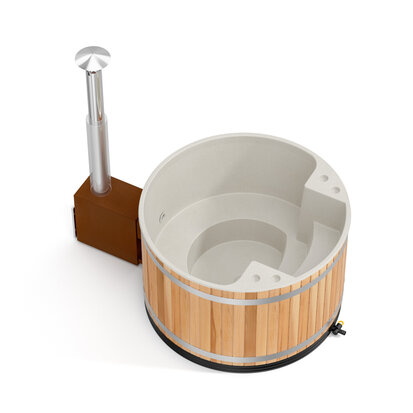 Kirami Kunststof Hottub Family M "Red Cedar"