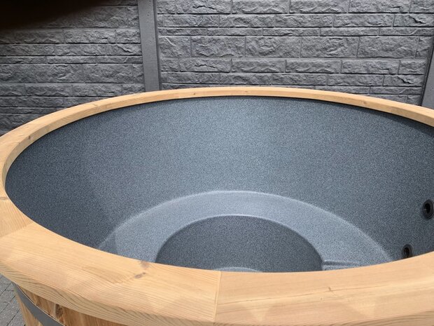 Hottub Externe kachel 200cm met houten rand