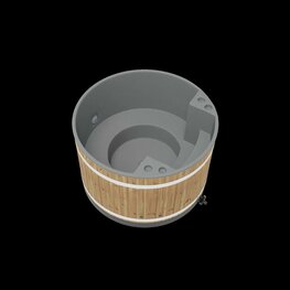 Kirami Kunststof Hottub Family M "Thermowood"